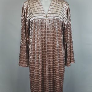 Velvet duster/cardigan.